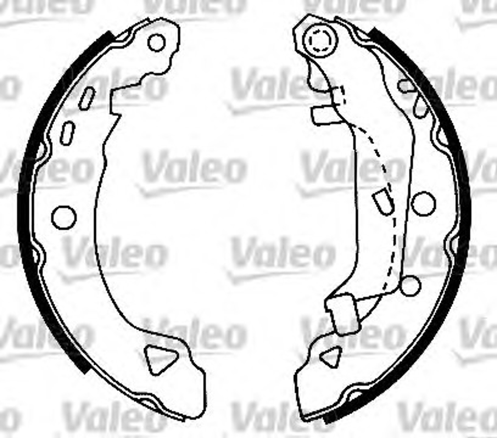 Комплект тормозных колодок VALEO 562514