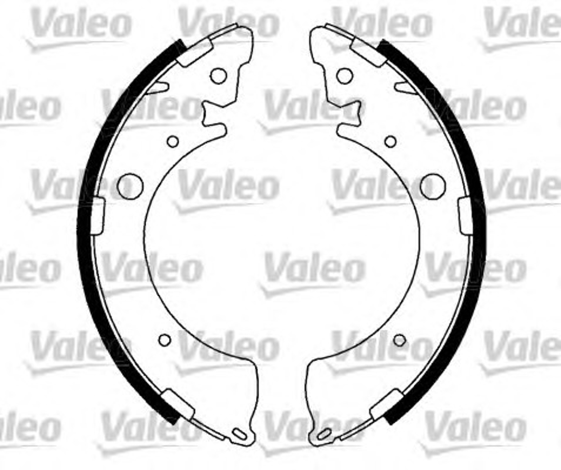 Колодки тормозные барабанные VALEO 562994