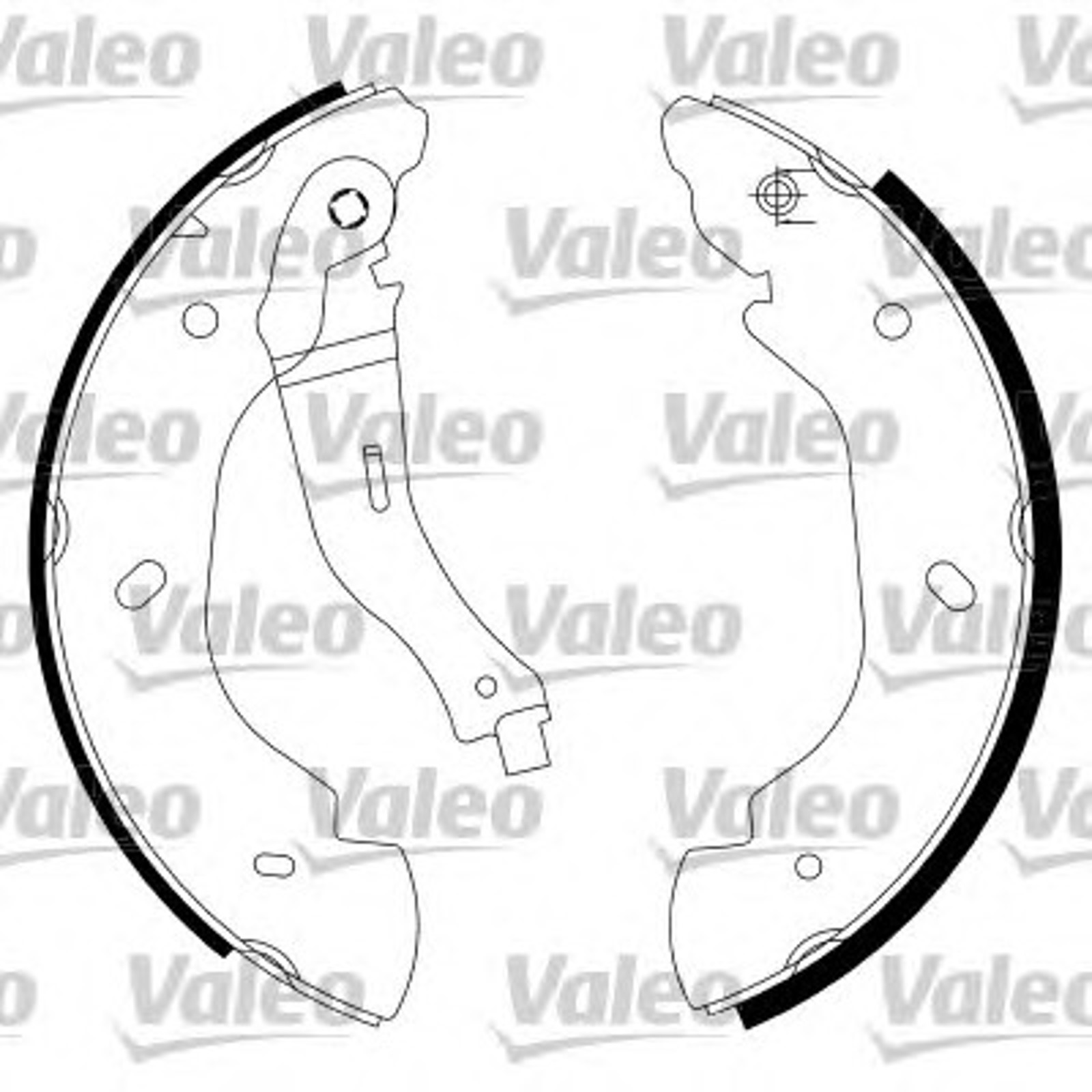 Комплект тормозных колодок VALEO 564023