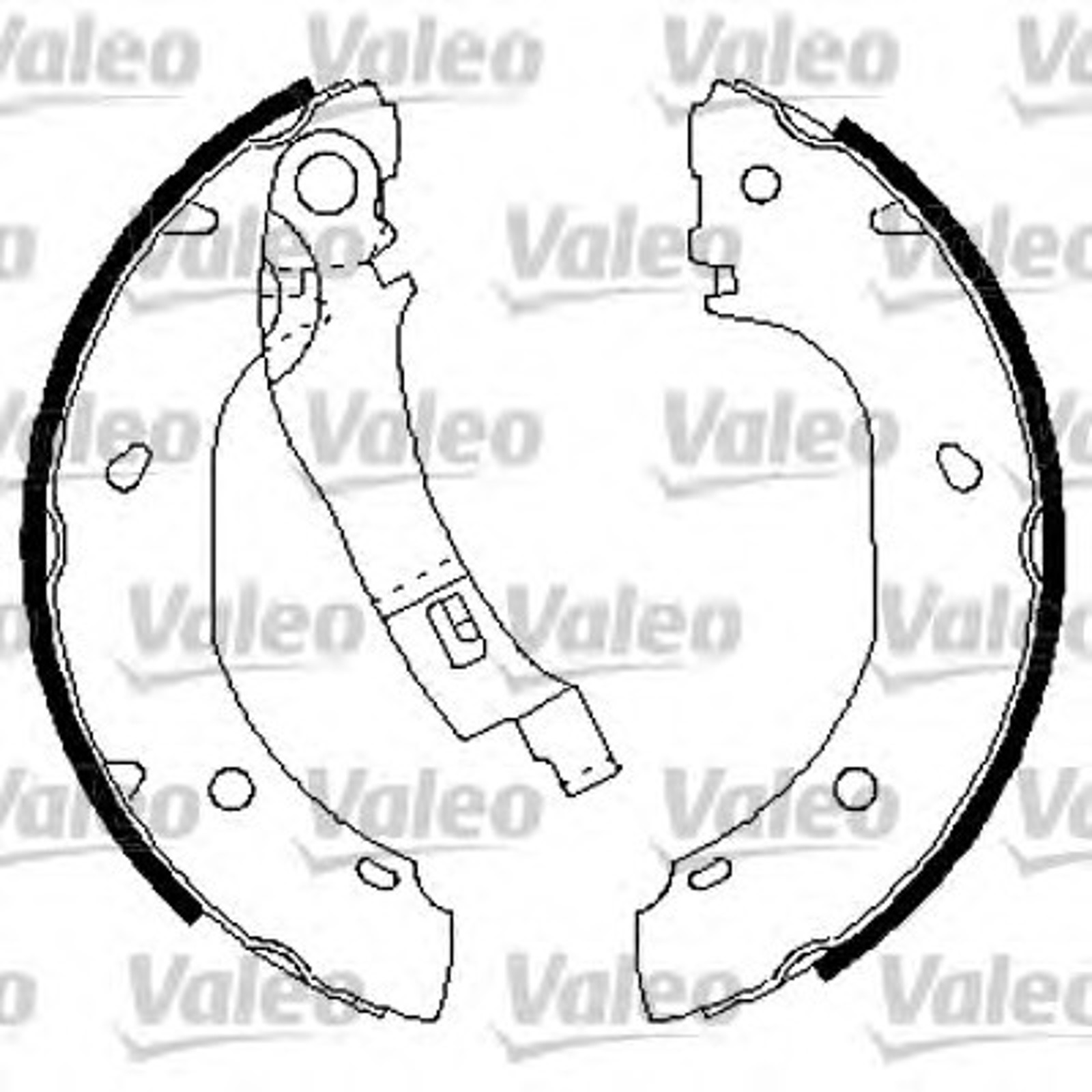 Колодки тормозные барабанные VALEO 564025