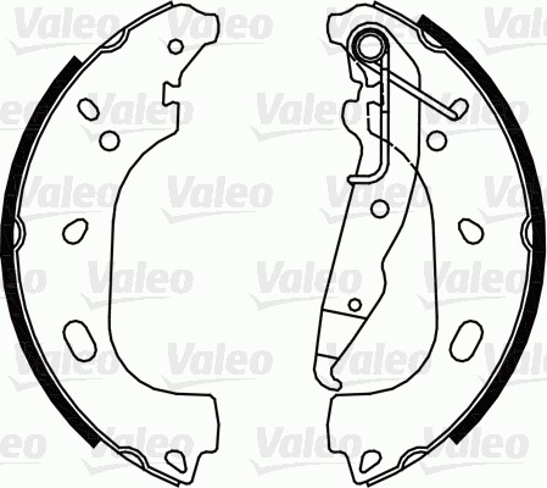 Комплект тормозных колодок VALEO 564103