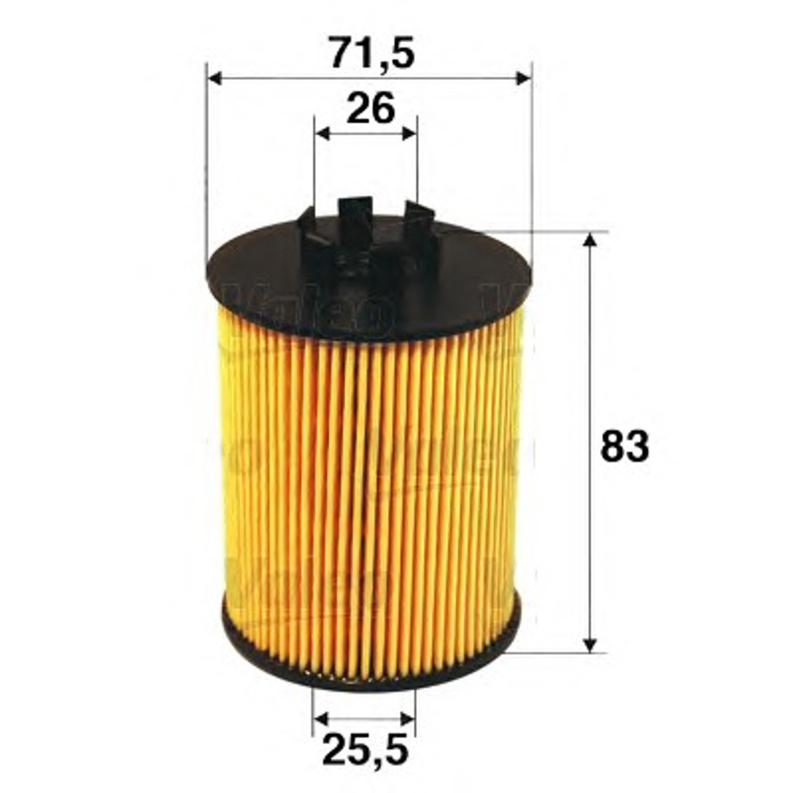 Фильтр масляный VALEO 586500