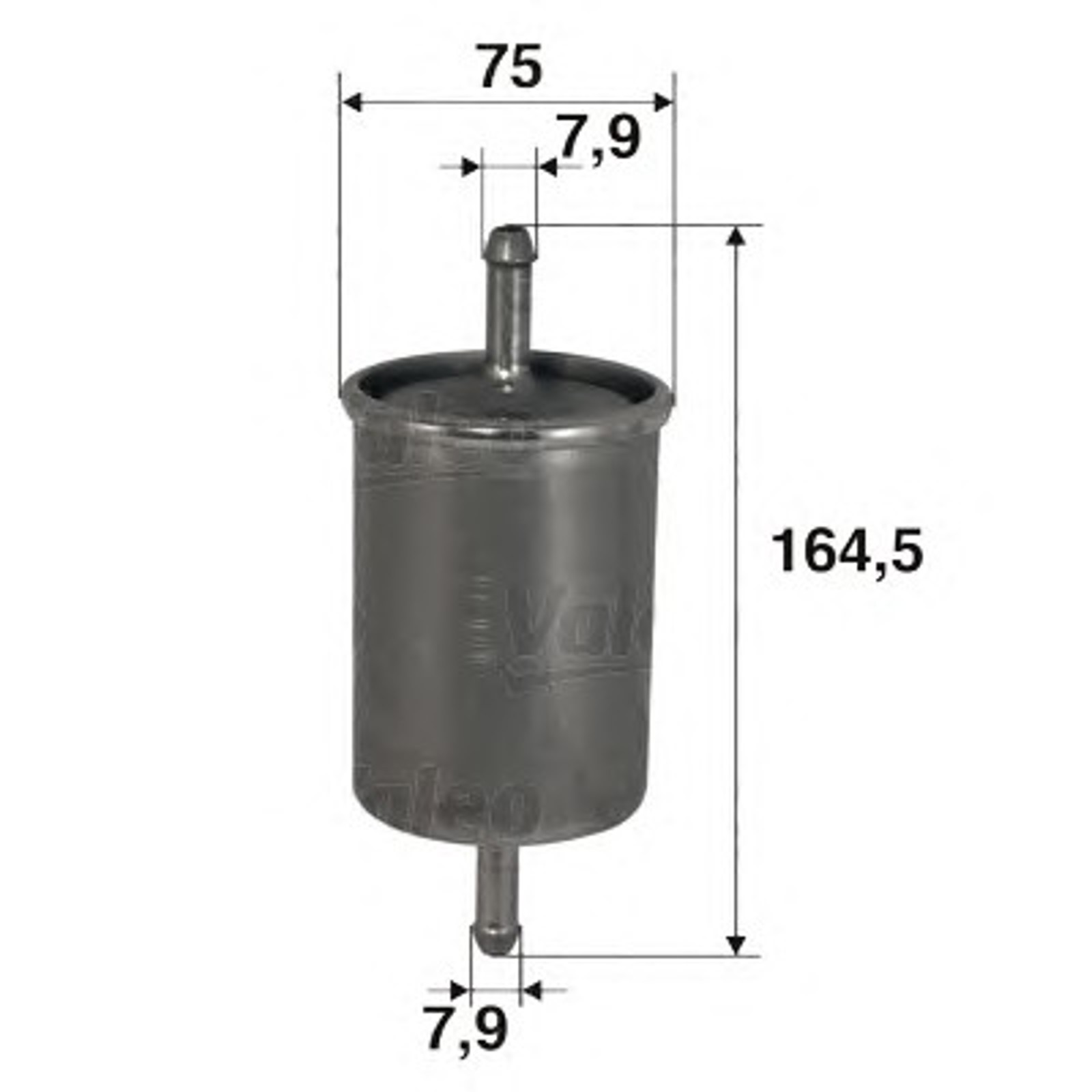Фильтр топливный VALEO 587016