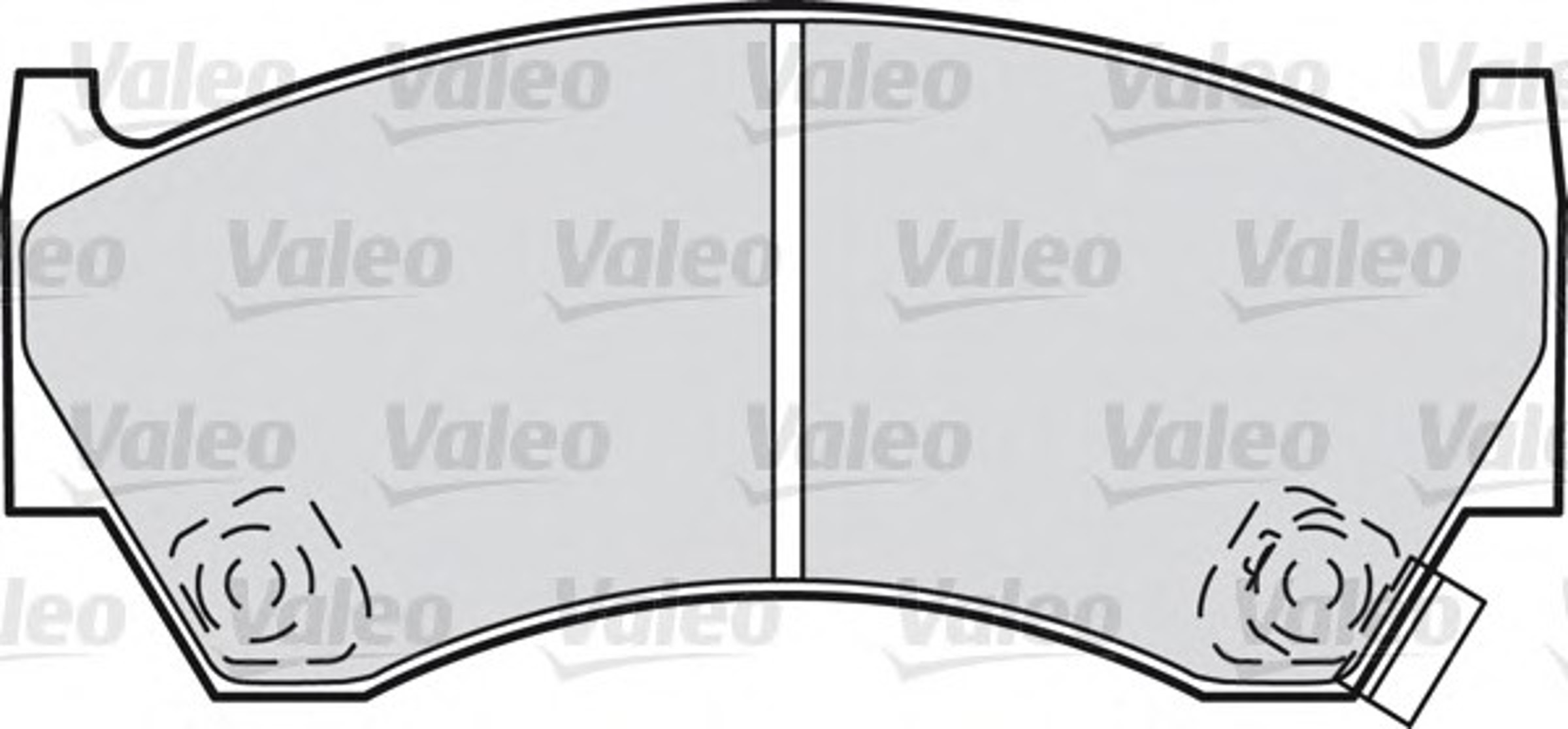 Колодки тормозные дисковые VALEO 598071