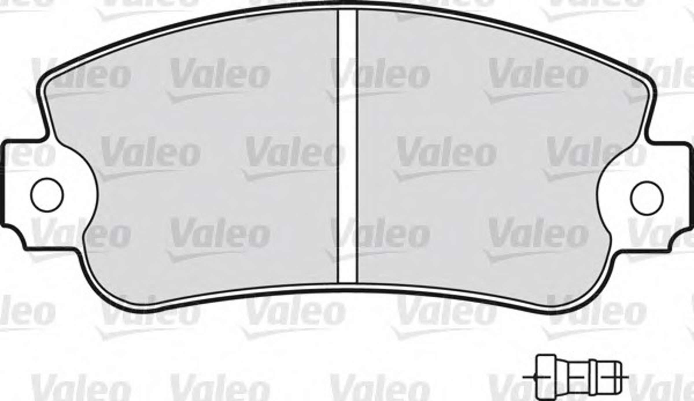 Колодки тормозные дисковые VALEO 598126