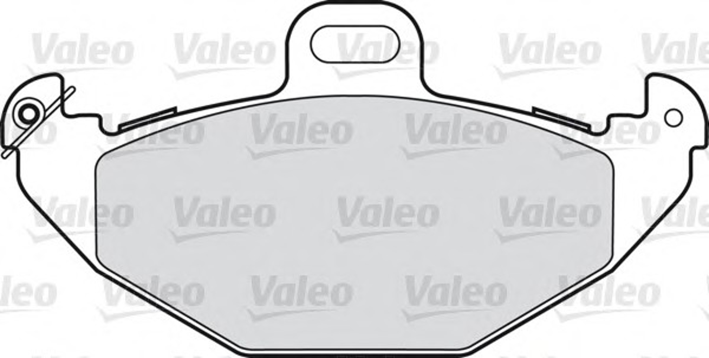 Комплект тормозных колодок дисковый тормоз VALEO 598328