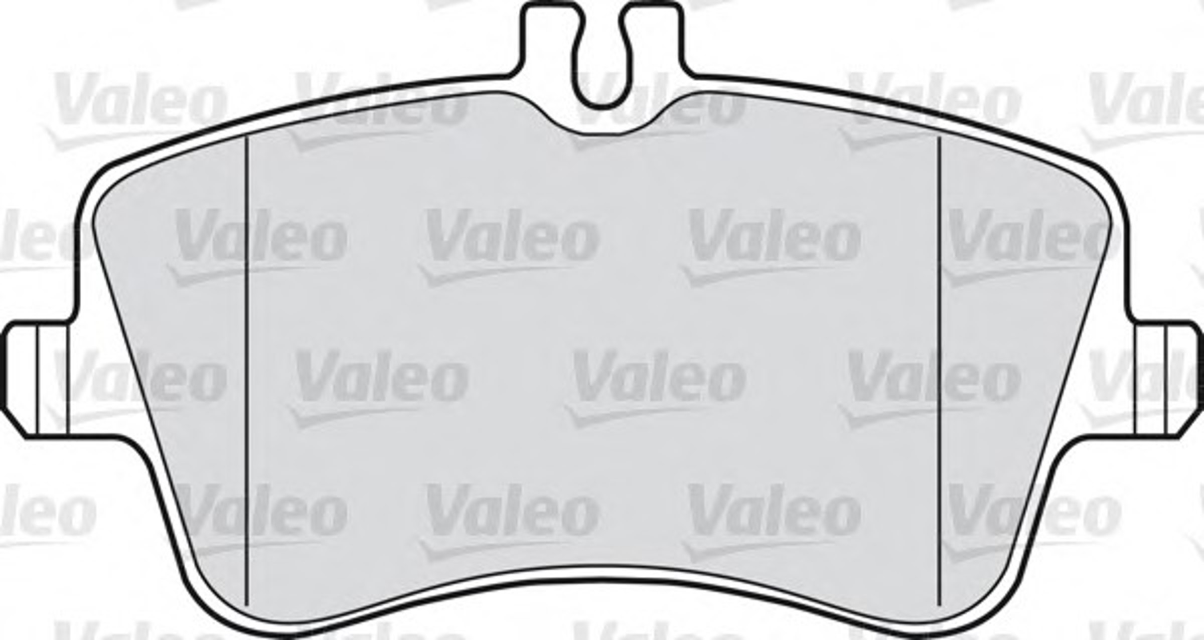 Колодка тормозная дисковая комплект VALEO 598448