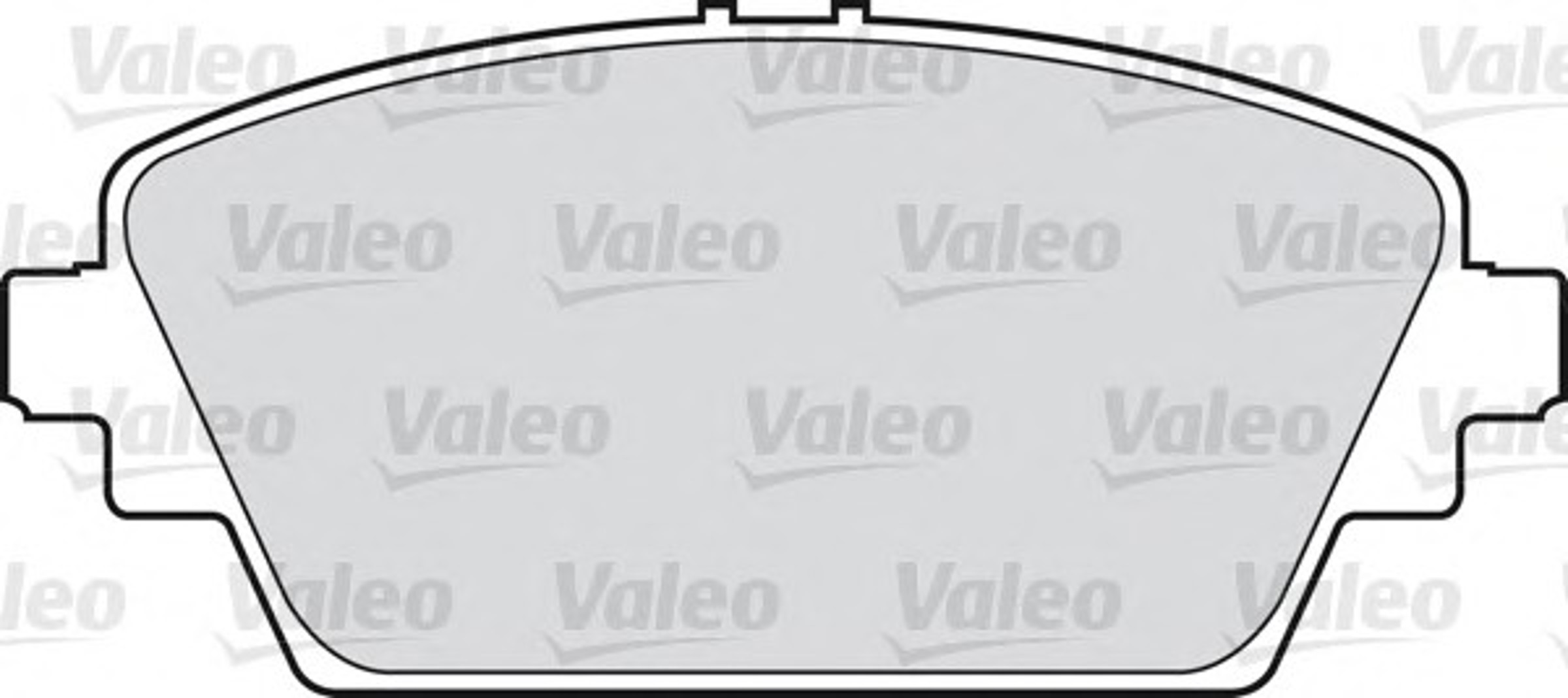 Комплект тормозных колодок дисковый тормоз VALEO 598451