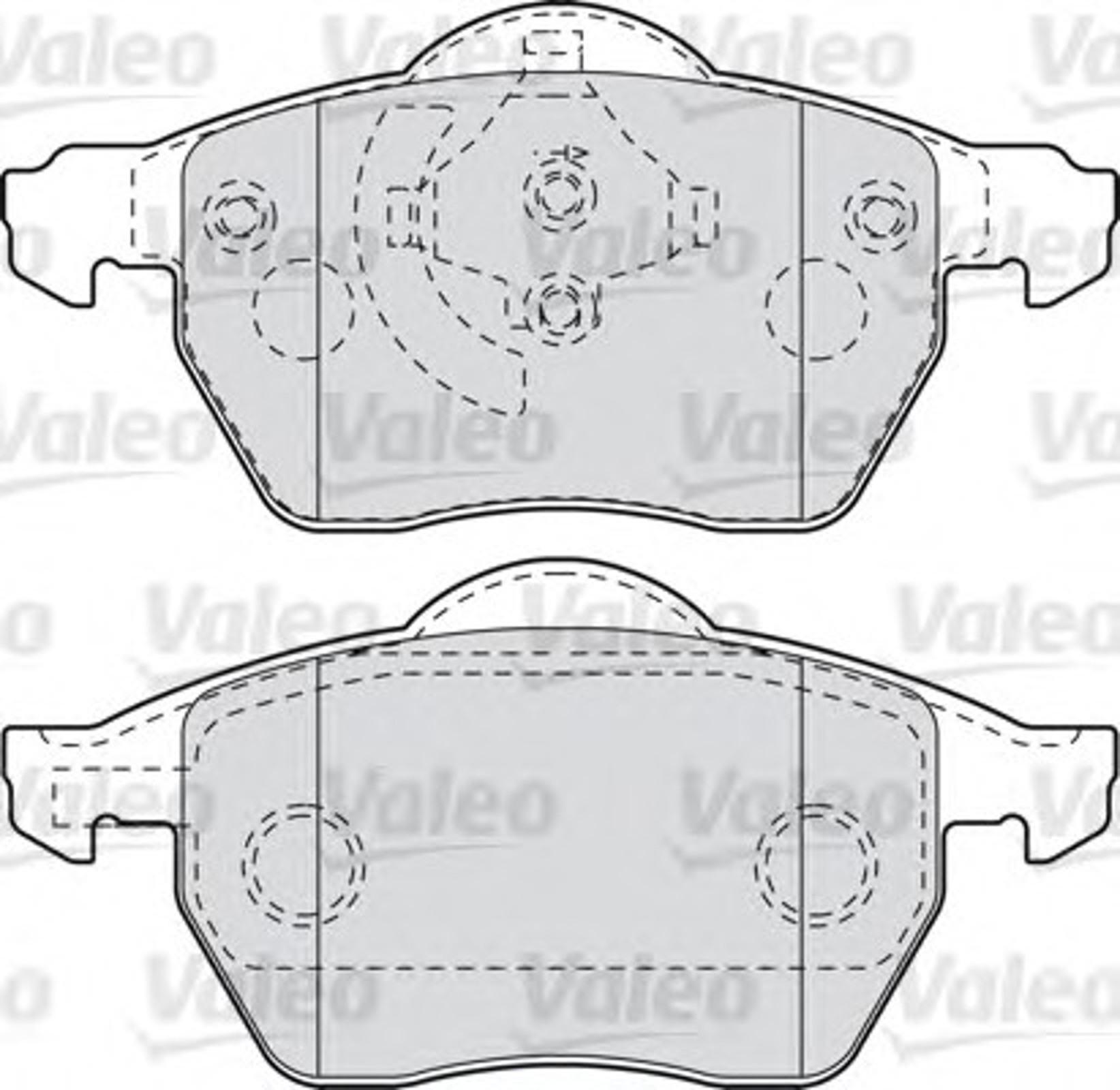 Колодки тормозные дисковые VALEO 598489