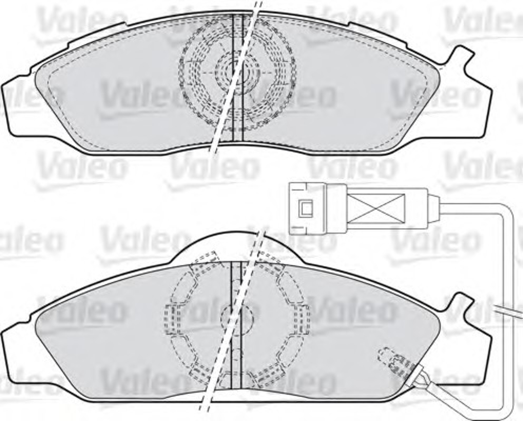 Колодки тормозные дисковые VALEO 598528