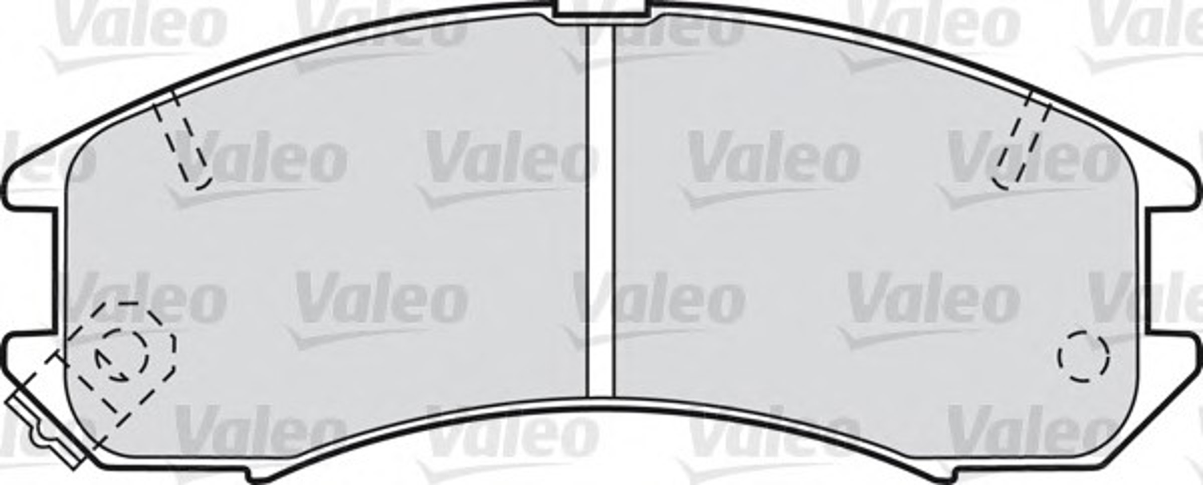 Колодки тормозные дисковые VALEO 598597