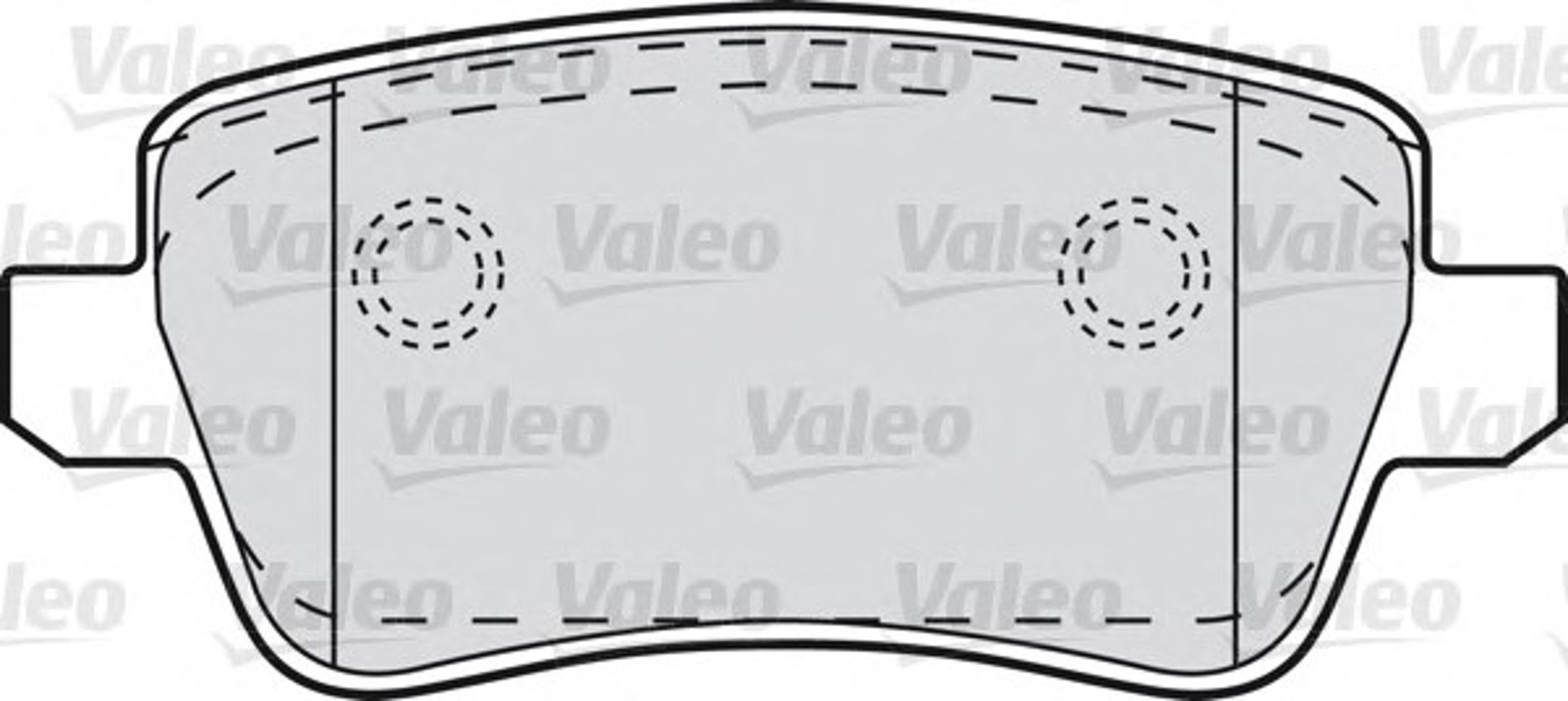 Колодки тормозные дисковые VALEO 598727