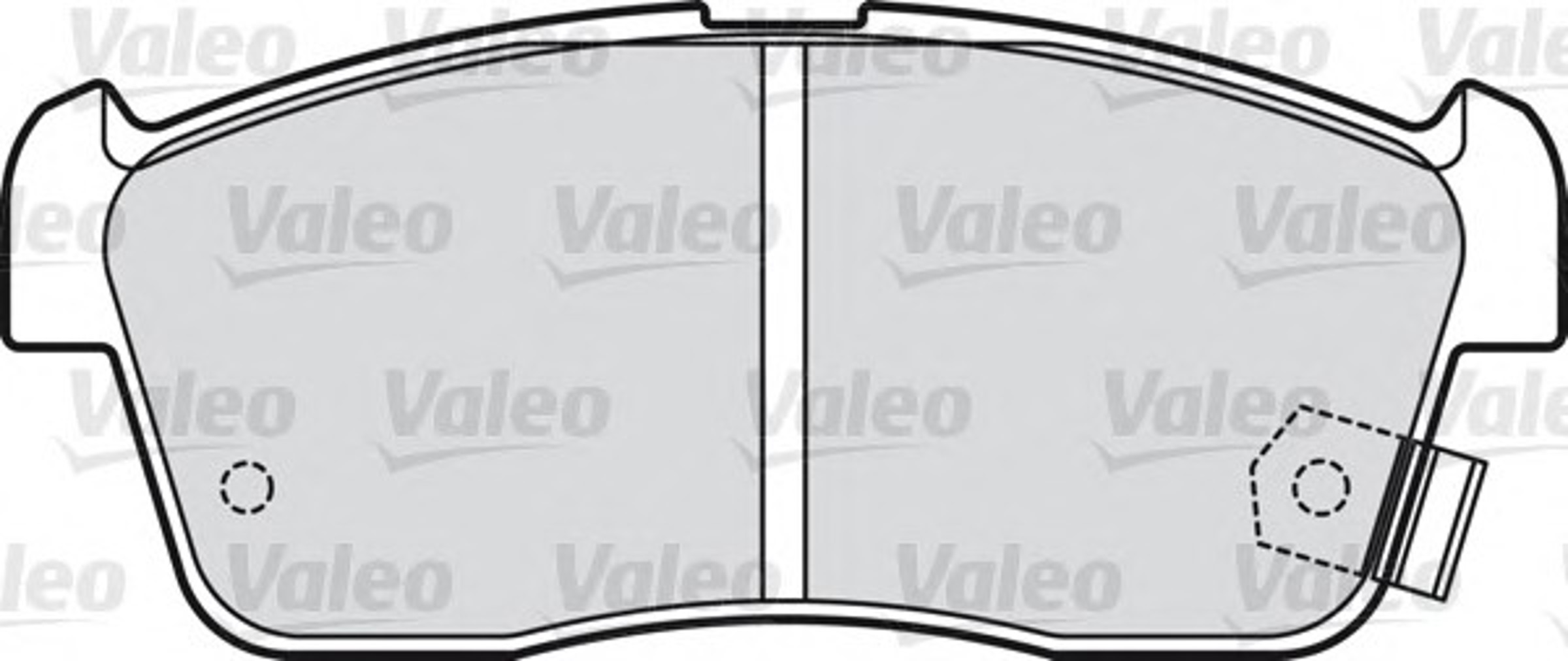 Колодки тормозные дисковые VALEO 598733