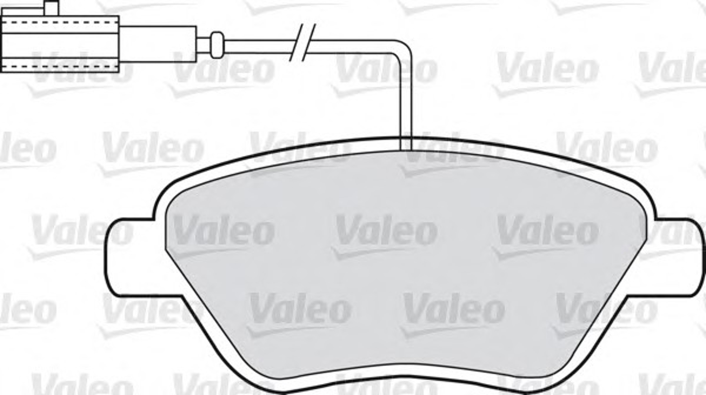 Колодки тормозные дисковые VALEO 598913