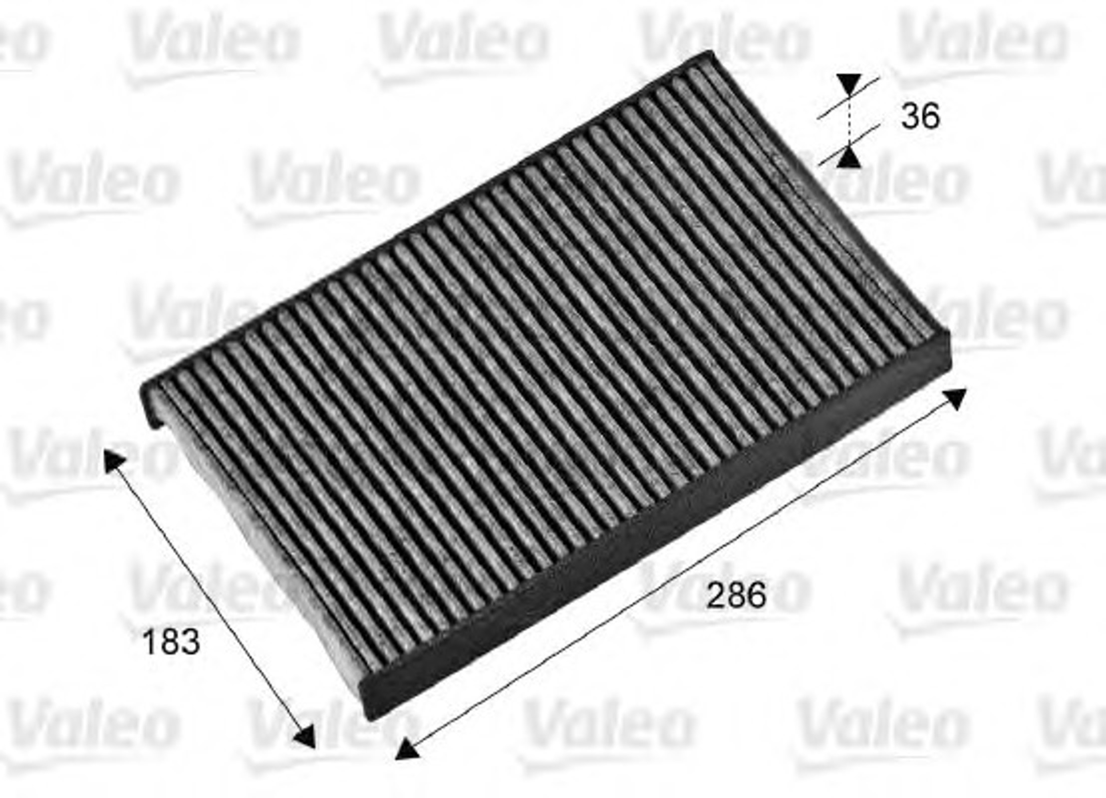 Фильтр салона VALEO 698714