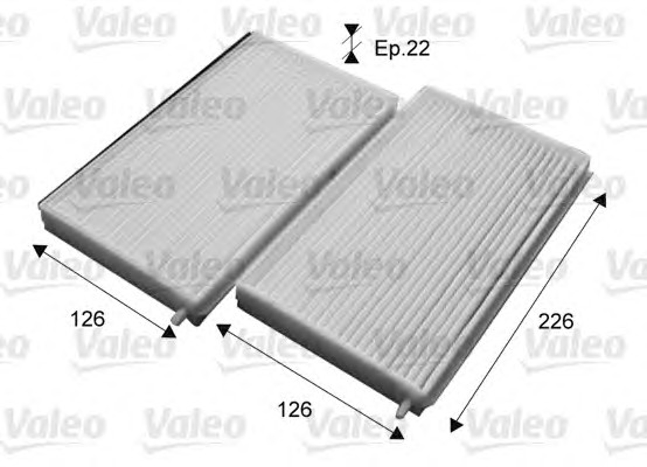 Фильтр салона VALEO 715657