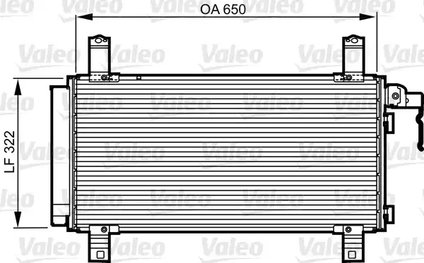 Радиатор кондиционера VALEO 818090