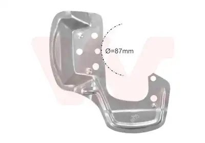 Кожух тормозного диска VAN WEZEL 3776372