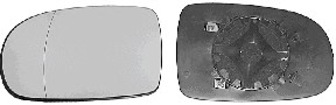 Зеркальное стекло наружное зеркало VAN WEZEL 3777862