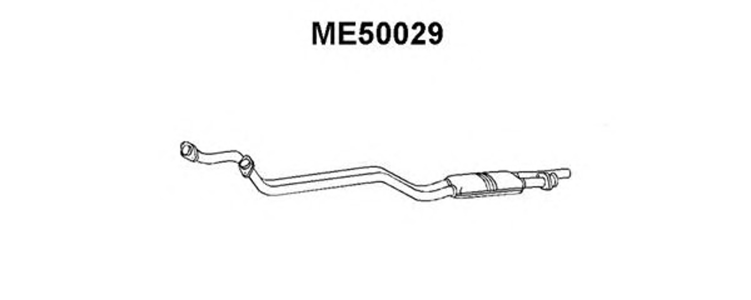 Предглушитель выхлопных газов VENEPORTE ME50029