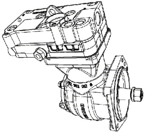 Компрессор пневматической система WABCO 412 352 005 0