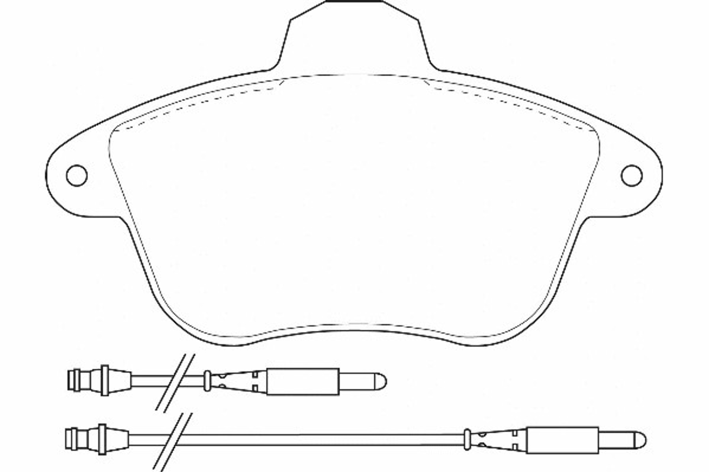 Колодки тормозные дисковые WAGNER WBP21507A