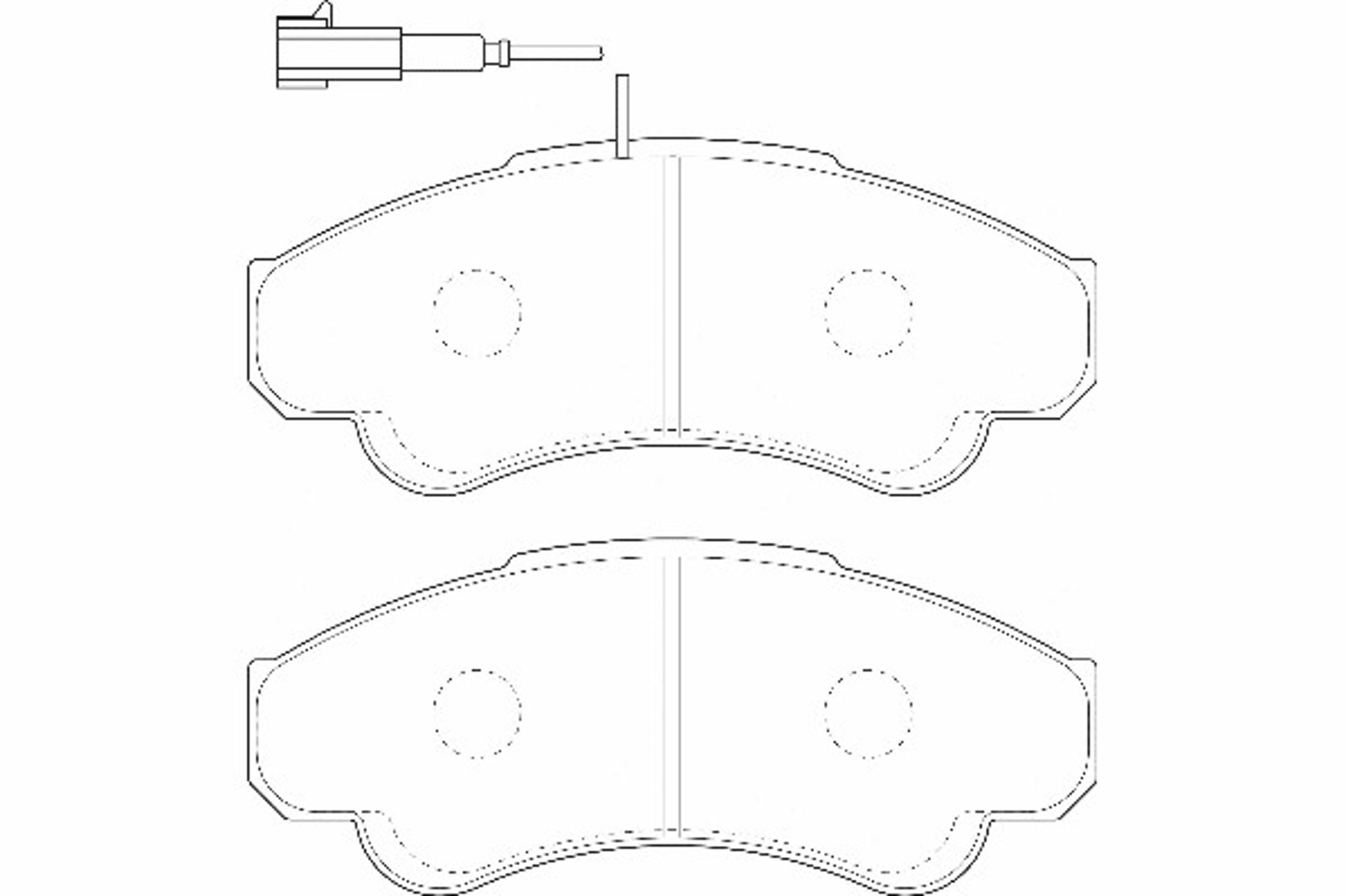 Комплект тормозных колодок дисковый тормоз WAGNER WBP23919A