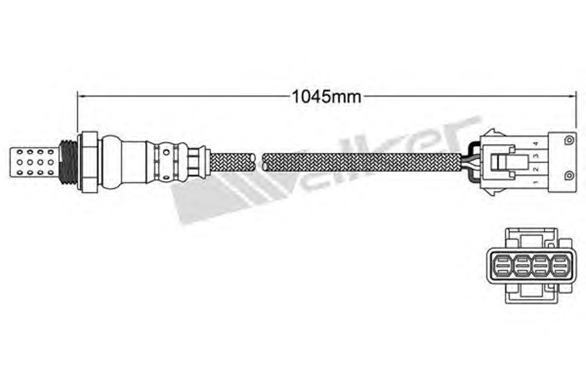 Лямбда-зонд WALKER PRODUCTS 250-24353