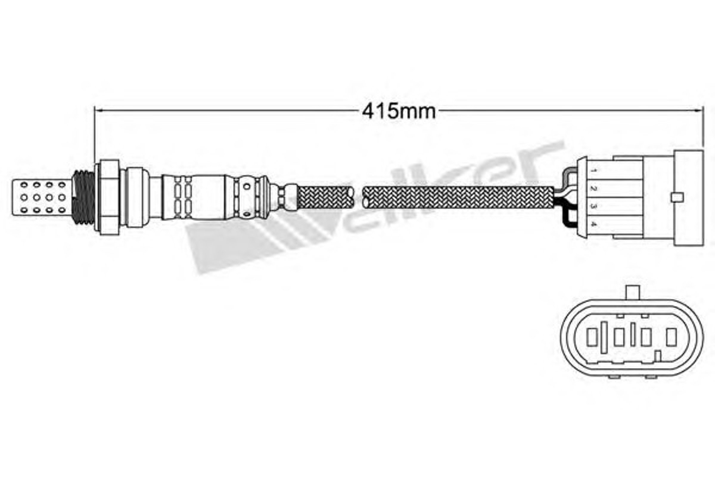 Лямбда-зонд WALKER PRODUCTS 250-24553