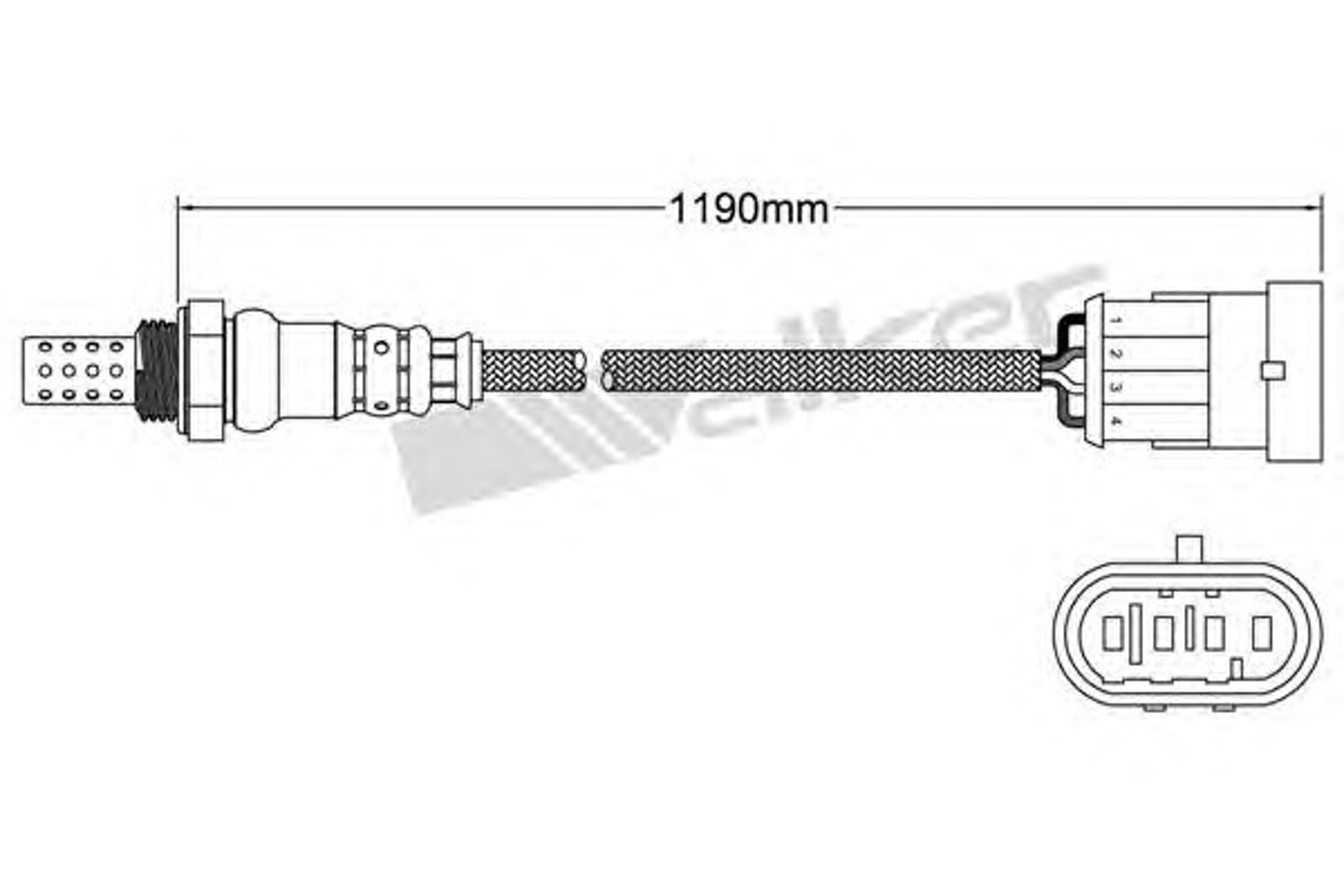 Лямбда-зонд WALKER PRODUCTS 250-24705