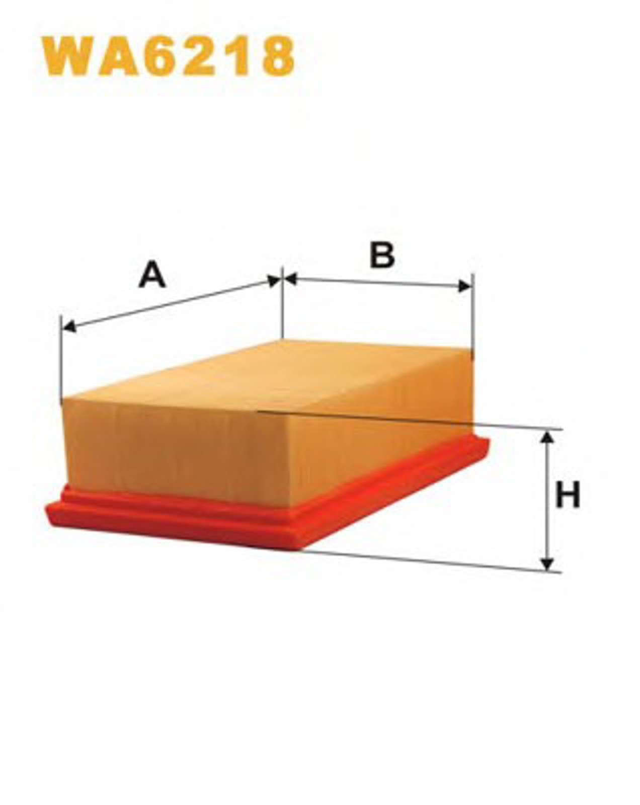 Фильтр воздушный WIX WA6218