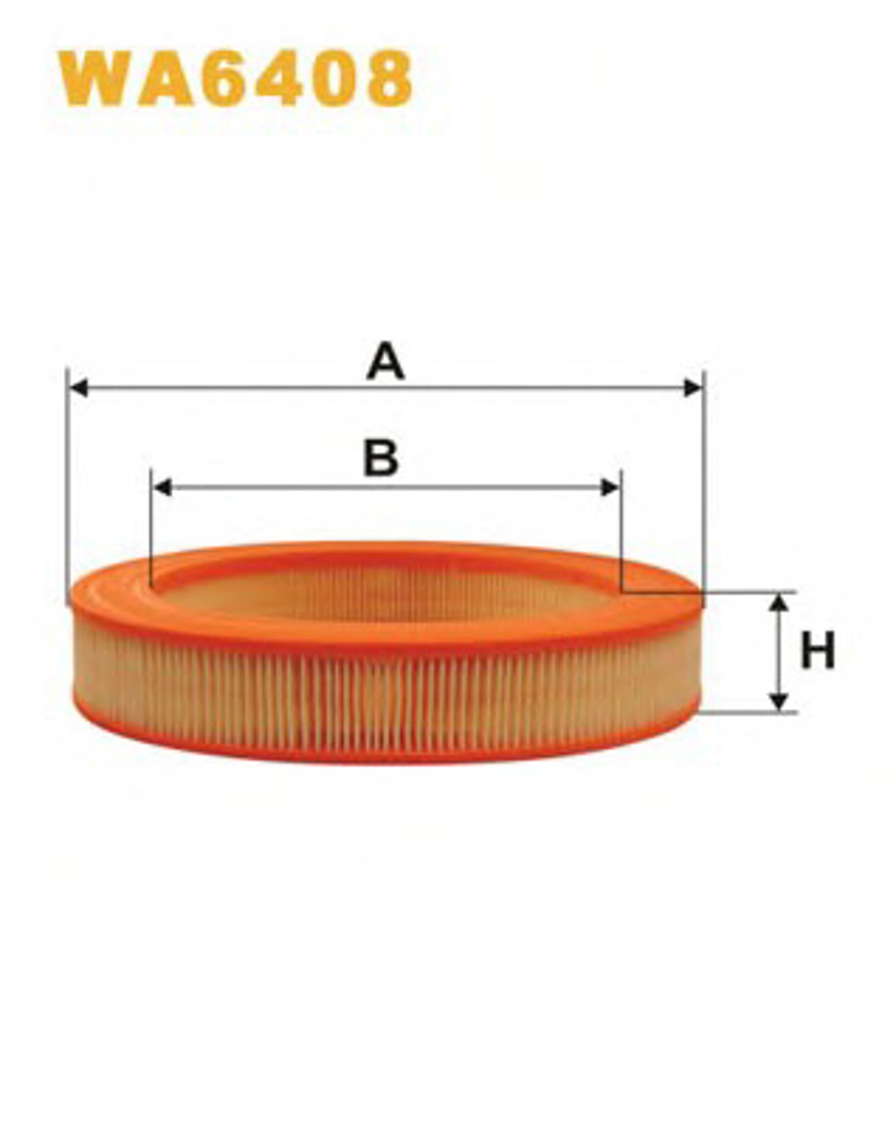 Фильтр воздушный WIX WA6408