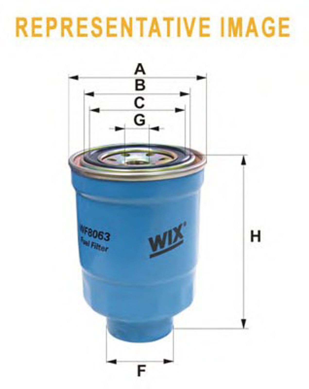Фильтр топливный WIX WF8058