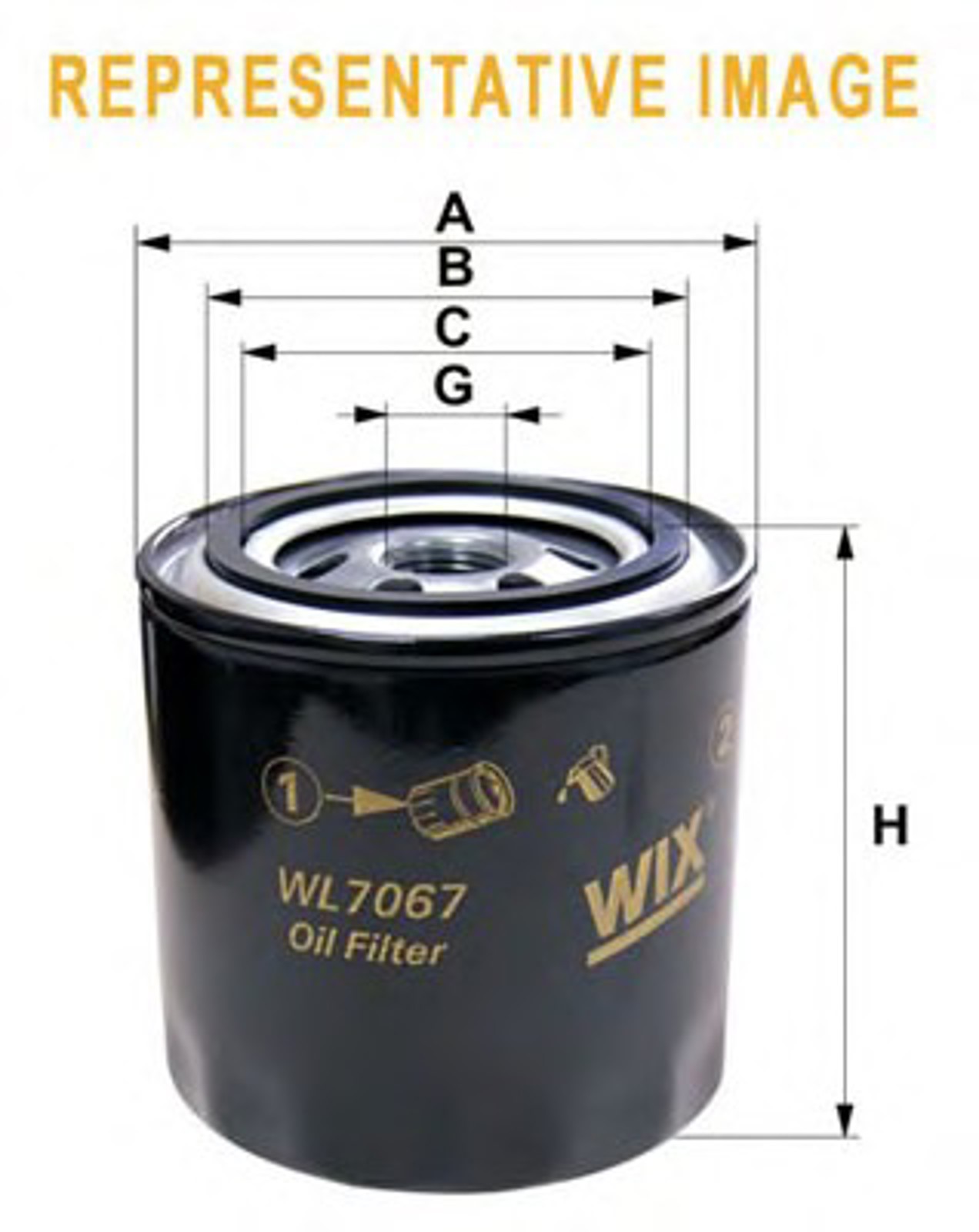 Фильтр масляный WIX WL7143
