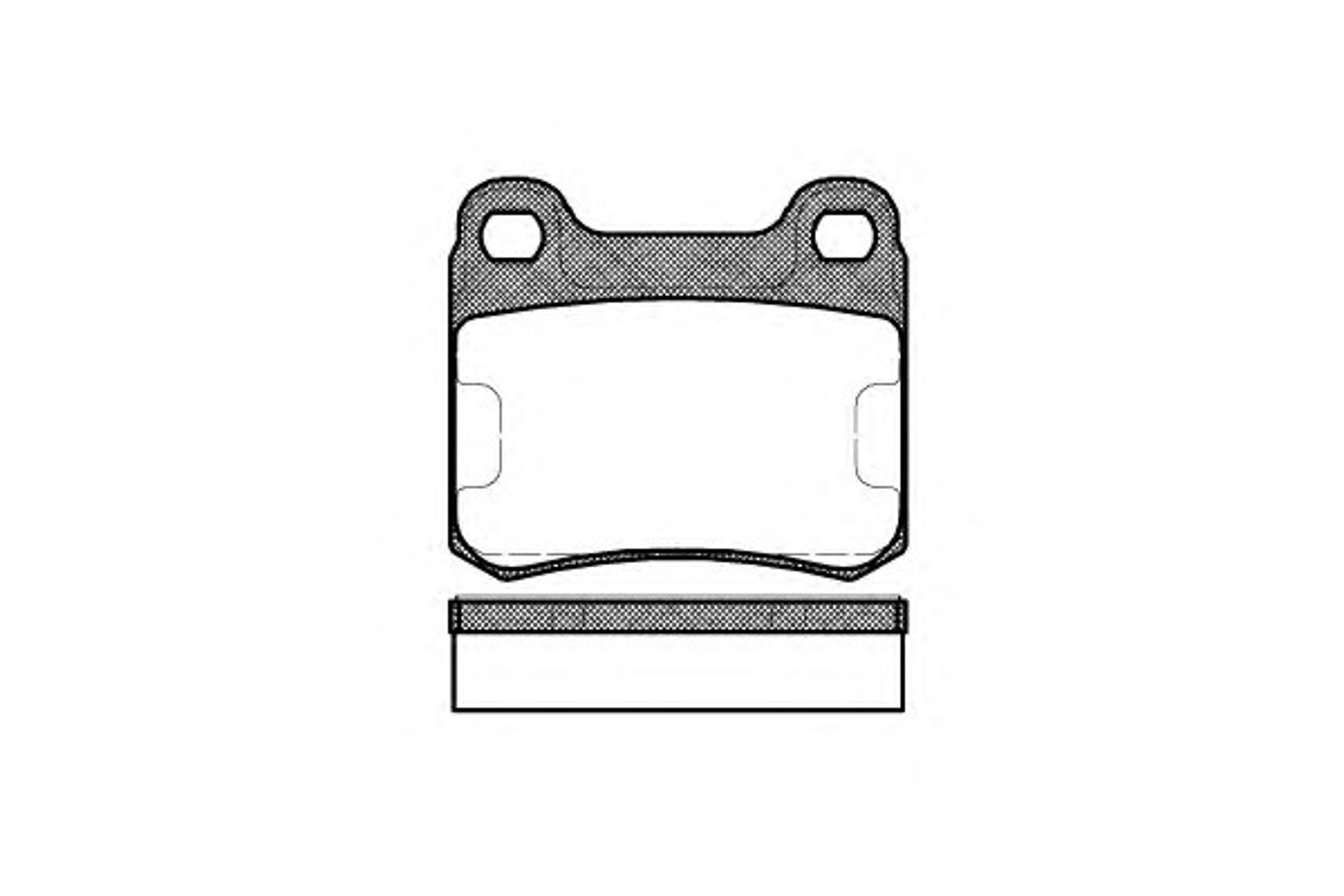 Колодки тормозные дисковые WOKING P0573.10