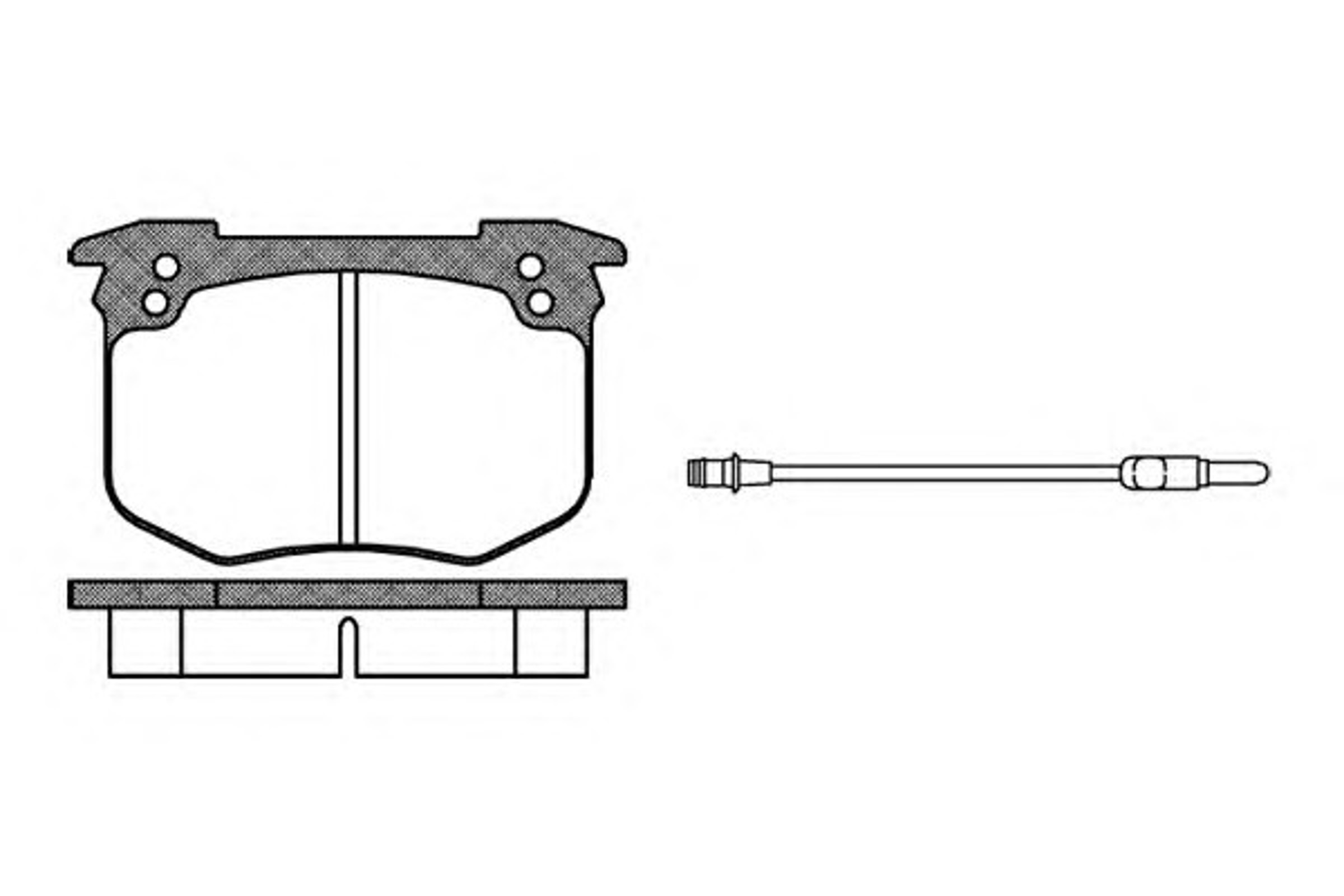 Колодки тормозные дисковые WOKING P1303.02