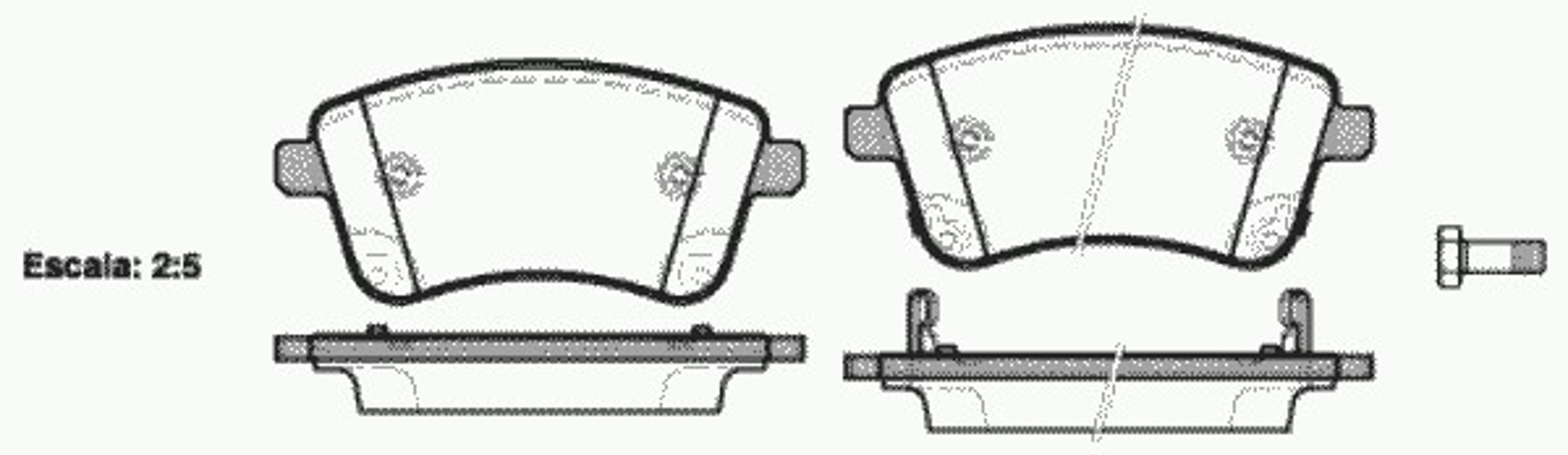 Колодки тормозные дисковые WOKING P15353.02