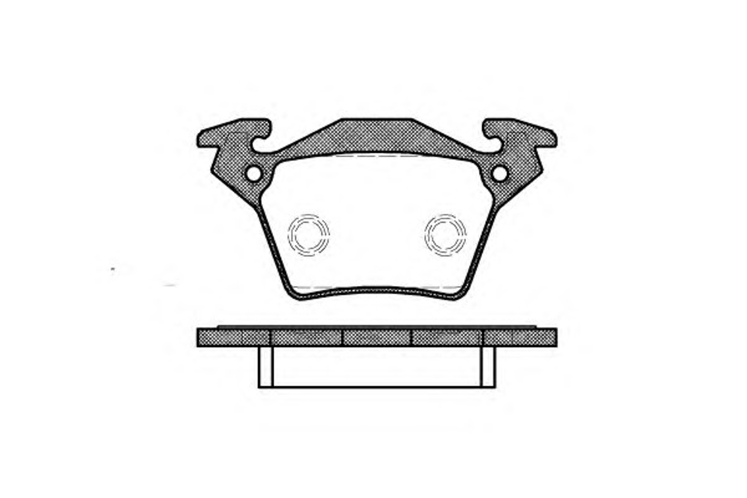 Колодки тормозные дисковые WOKING P6173.00