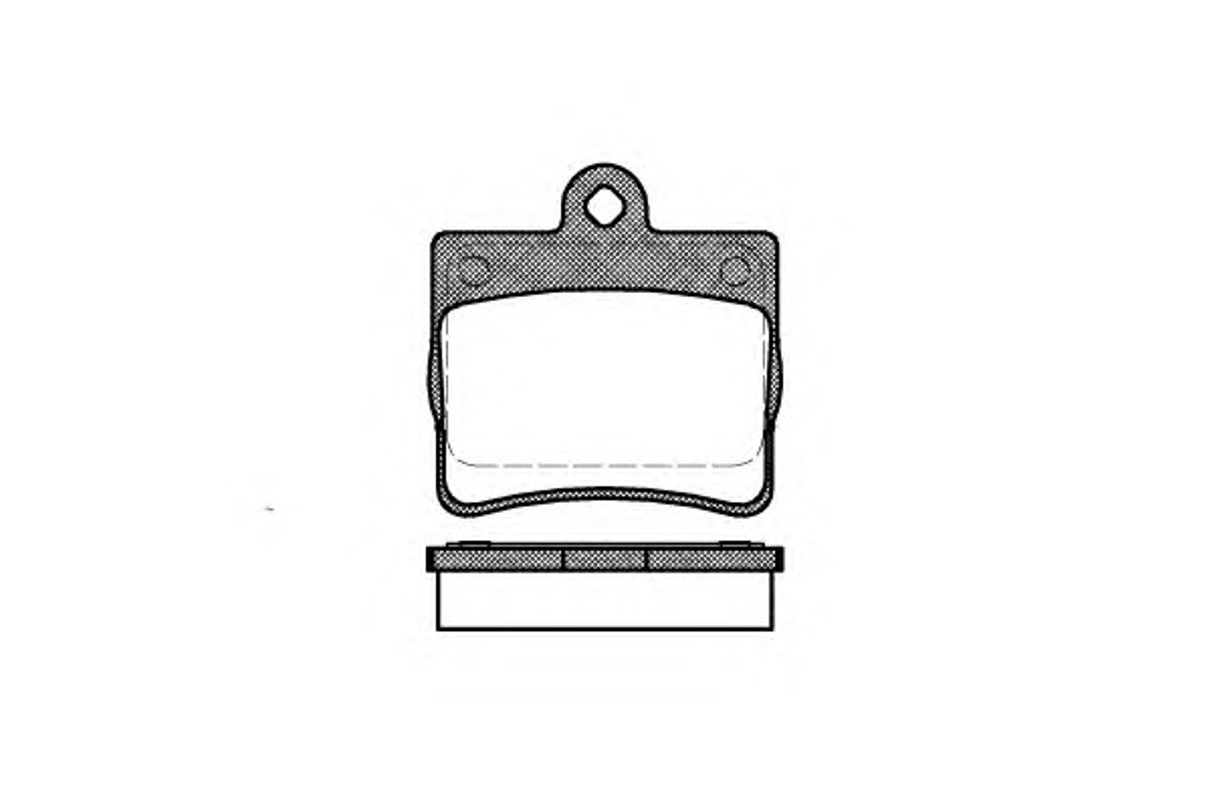 Колодки тормозные дисковые WOKING P7303.00