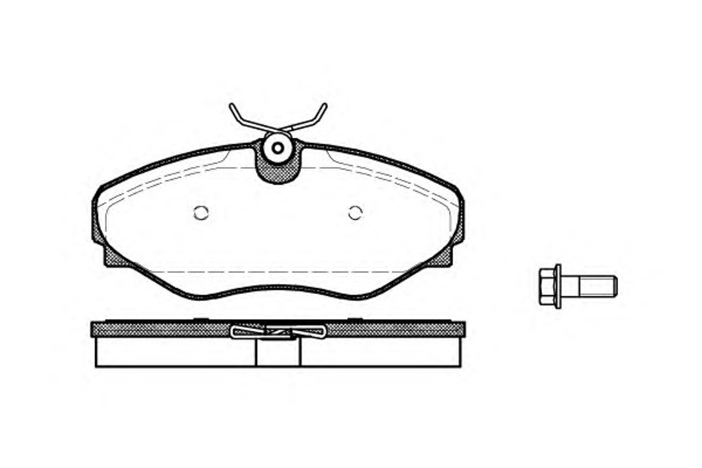 Колодки тормозные дисковые WOKING P9343.20