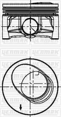 Поршень YENMAK 31-03959-000