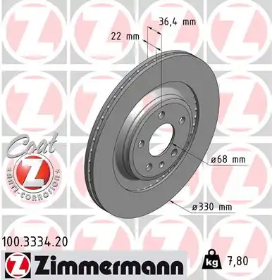 Тормозной диск coat z