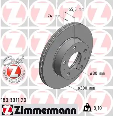 Тормозной диск coat z