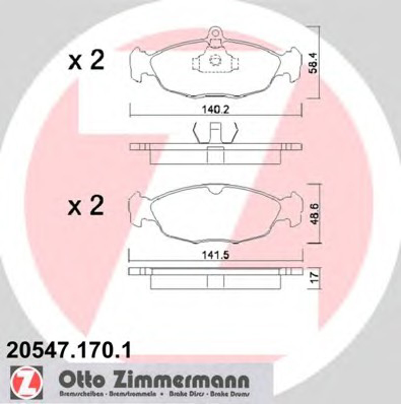 Колодки торм opel opel astraf 1.4-1.7d 91-98/corsa 1.0-1.7d 91-00/vectra 14i-17 пер