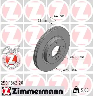 Тормозной диск coat z