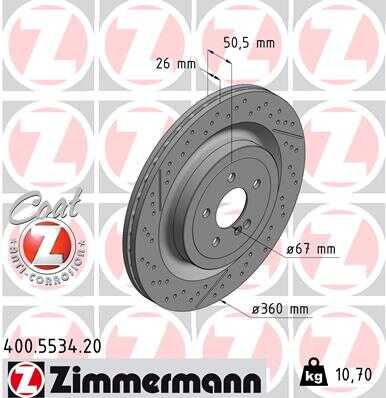 Тормозной диск coat z
