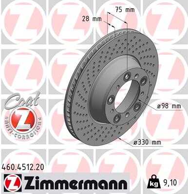 Тормозной диск coat z