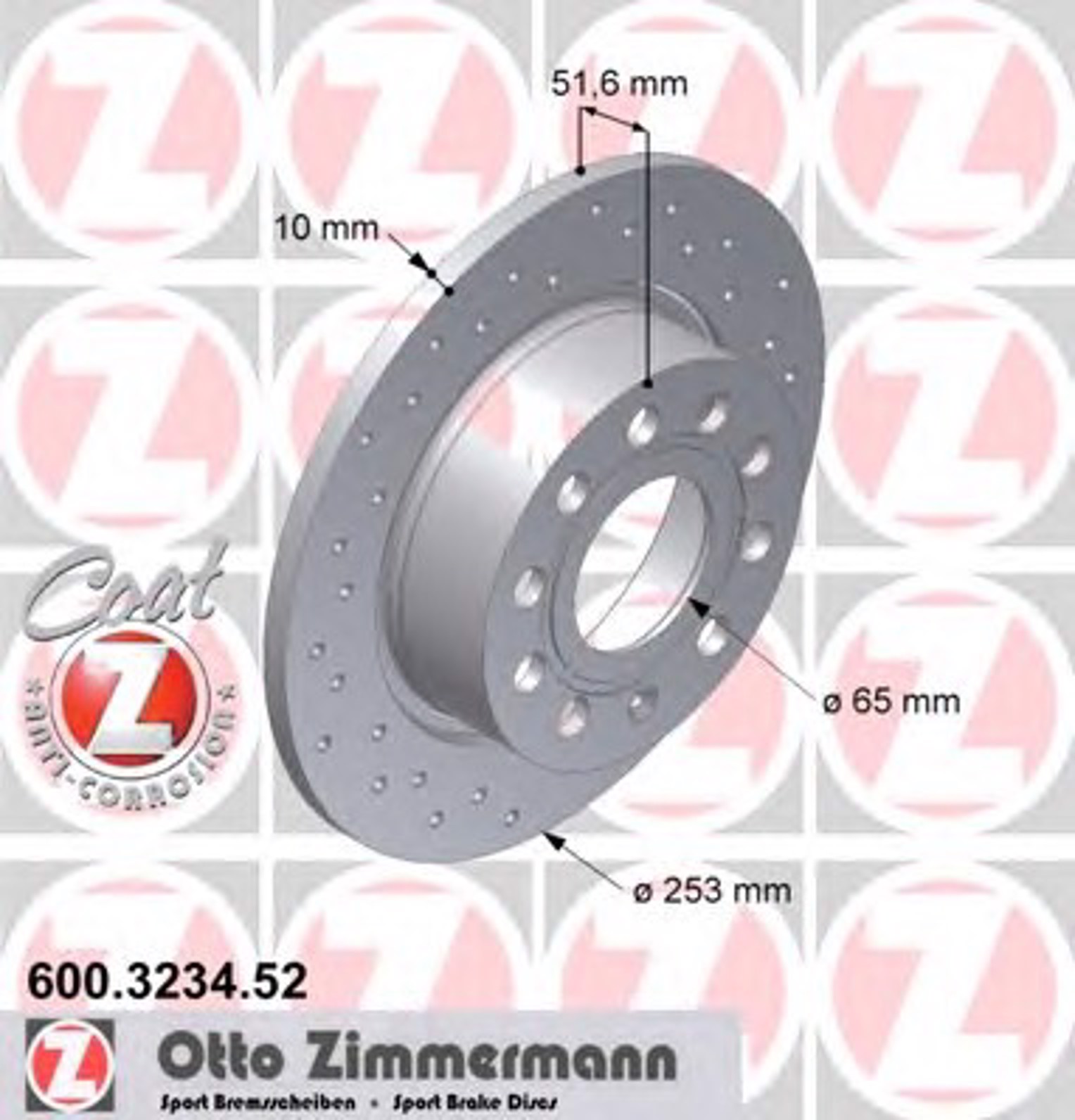 Тормозной диск sport brake disc z
