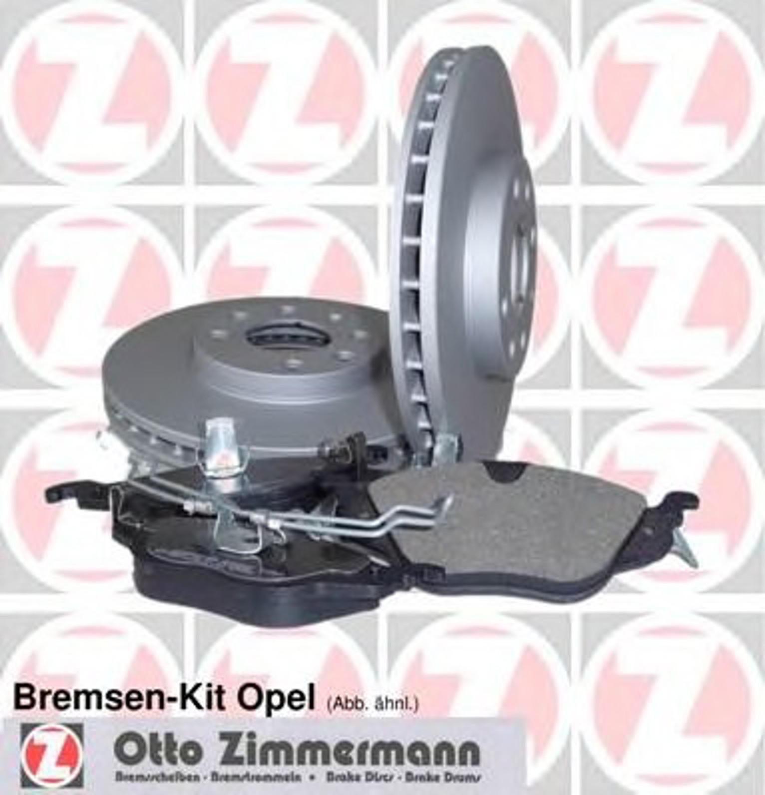 Комплект колодка+диск ZIMMERMANN 640.4218.00