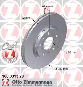 Тормозной диск coat z